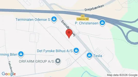 Varastot Vuokrattavana i Odense S - Kuva Google Street Viewstä