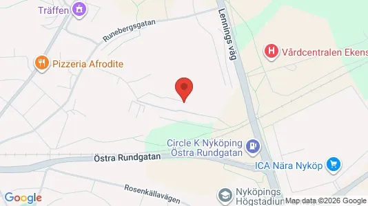 Gewerbeflächen zur Miete i Nyköping – Foto von Google Street View