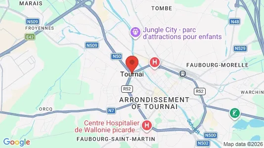 Commercial properties for sale i Doornik - Photo from Google Street View