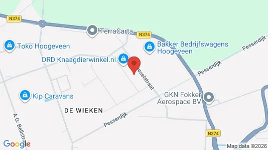 Lokaler til leje i Hoogeveen - Foto fra Google Street View