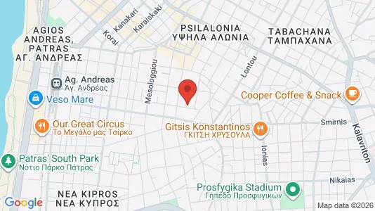 Gewerbeflächen zum Kauf i Patras – Foto von Google Street View