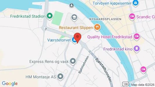Gewerbeflächen zur Miete i Fredrikstad – Foto von Google Street View