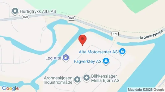 Toimistotilat Vuokrattavana i Alta - Kuva Google Street Viewstä