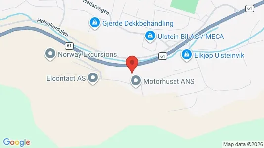 Toimistotilat Vuokrattavana i Ulstein - Kuva Google Street Viewstä