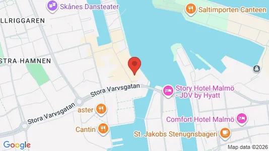 Büros zur Miete i Malmö City – Foto von Google Street View