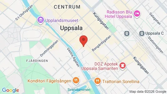 Gewerbeflächen zur Miete i Uppsala – Foto von Google Street View