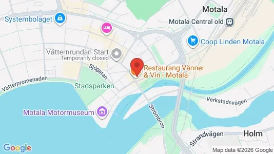 Commercial properties for rent i Motala - kort over placeringen