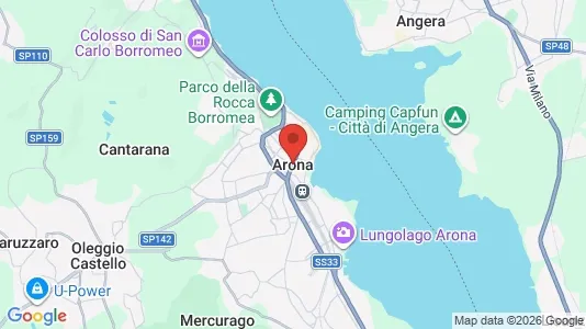 Commercial properties for sale i Arona - kort over placeringen