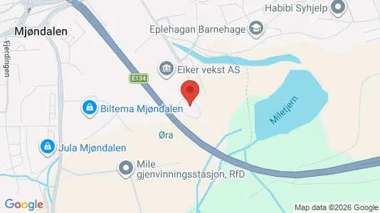 Varastot Vuokrattavana i Nedre Eiker - Kuva Google Street Viewstä