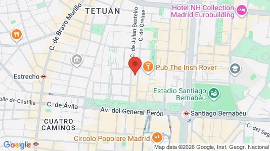 Büros zur Miete i Madrid Tetuán – Foto von Google Street View