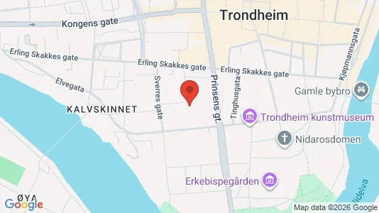Büros zur Miete i Trondheim Midtbyen – Foto von Google Street View