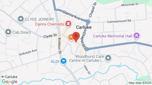 Lokaler til leje i Carluke - Lanarkshire - Foto fra Google Street View