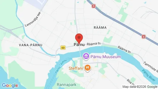 Gewerbeflächen zur Miete i Pärnu - kort over placeringen