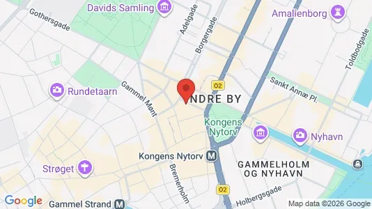 Kontorer til leie i København K - kort over placeringen