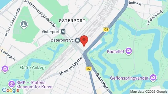 Office spaces for rent i Østerbro - kort over placeringen