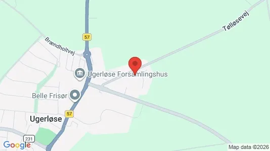 Lager zur Miete i Ugerløse – Foto von Google Street View
