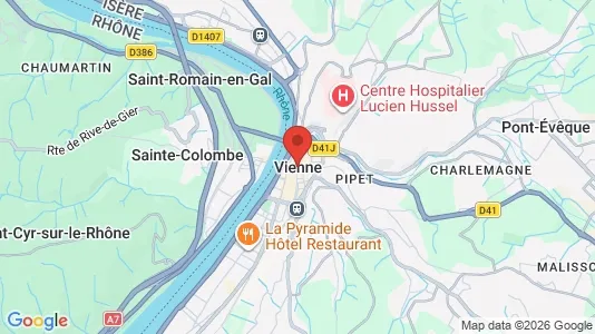 Bedrijfsruimtes te huur i Vienne - Foto uit Google Street View