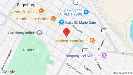 Liikekiinteistöt Myynnissä i Sarpsborg - Kuva Google Street Viewstä