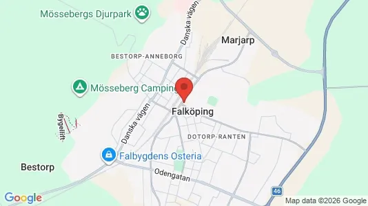 Lokaler til leje i Falköping - Foto fra Google Street View
