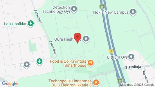 Toimistotilat Vuokrattavana i Oulu - Kuva Google Street Viewstä