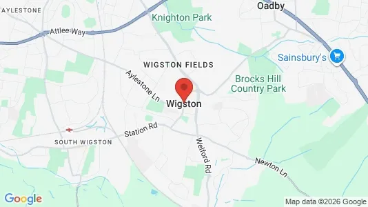 Office spaces for rent i Wigston - Leicestershire - kort over placeringen