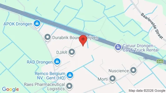 Lager til leie i Gent Drongen – Bilde fra Google Street View