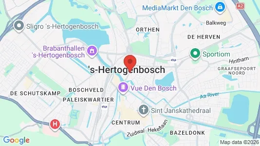 Ladenlokale zur Miete i Den Bosch – Foto von Google Street View