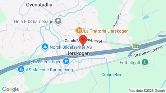 Lokaler til leje i Lier - Foto fra Google Street View