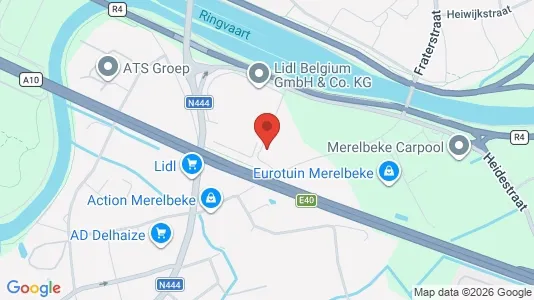 Kontorlokaler til leje i Merelbeke - Foto fra Google Street View