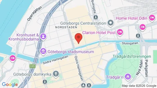 Kontorlokaler til leje i Gøteborg Centrum - Foto fra Google Street View