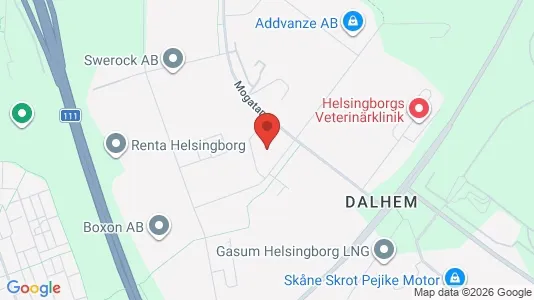 Kontorer til leie i Helsingborg – Bilde fra Google Street View