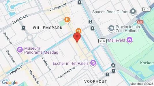 Office spaces for rent i The Hague Centrum - kort over placeringen