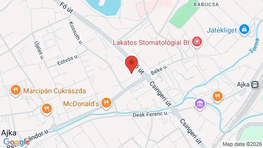 Liikekiinteistöt Vuokrattavana i Ajkai - Kuva Google Street Viewstä