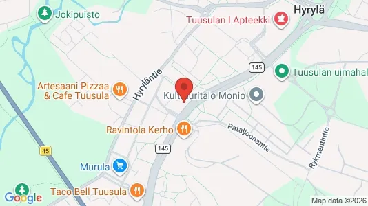 Liikekiinteistöt Vuokrattavana i Tuusula - Kuva Google Street Viewstä