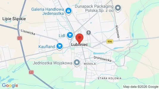 Lokaler til leie i Lubliniecki – Bilde fra Google Street View