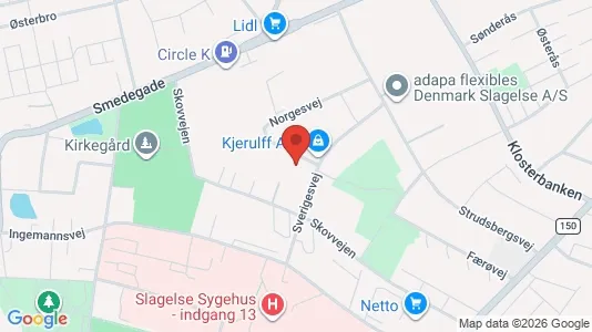 Toimistotilat Vuokrattavana i Slagelse - Kuva Google Street Viewstä