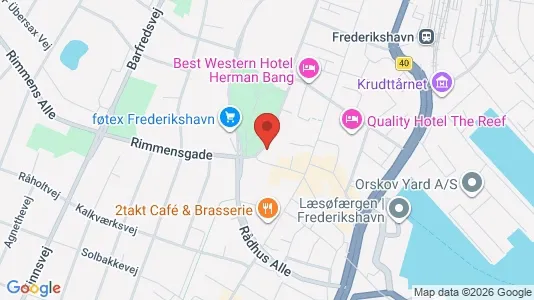 Toimistotilat Vuokrattavana i Frederikshavn - Kuva Google Street Viewstä