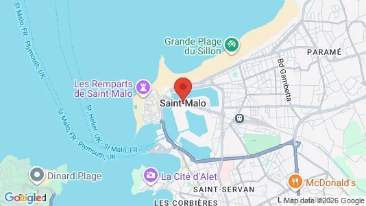 Lokaler til leje i Saint-Malo - Foto fra Google Street View