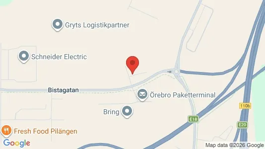 Lagerlokaler til leje i Örebro - Foto fra Google Street View
