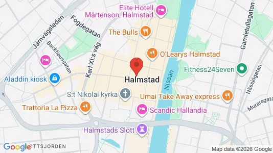Kontorlokaler til leje i Halmstad - Foto fra Google Street View