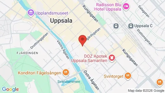 Lokaler til leje i Uppsala - Foto fra Google Street View