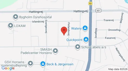 Lagerlokaler til leje i Horsens - Foto fra Google Street View