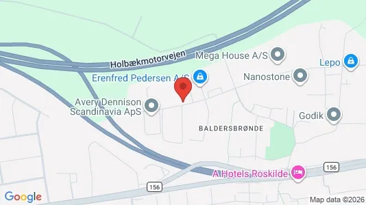 Kontorlokaler til leje i Hedehusene - Foto fra Google Street View