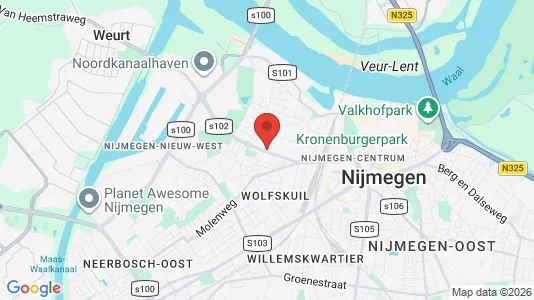 Ladenlokale zur Miete i Nijmegen – Foto von Google Street View
