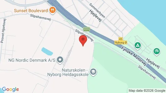 Kontorer til leie i Nyborg – Bilde fra Google Street View