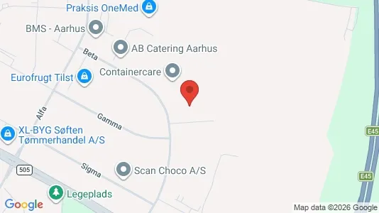 Varastot Vuokrattavana i Hinnerup - Kuva Google Street Viewstä
