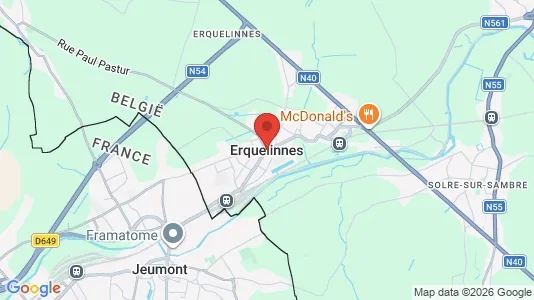 Restaurantlokaler til leje i Erquelinnes - Foto fra Google Street View