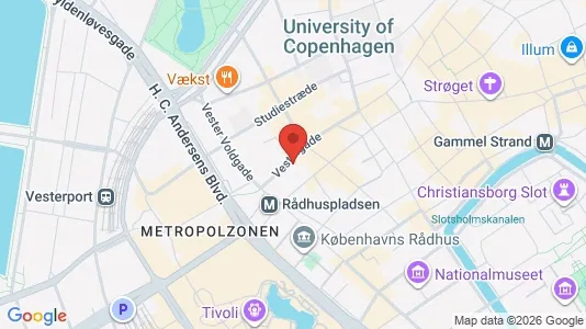 Office spaces for rent i Copenhagen K - kort over placeringen