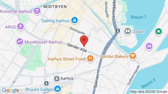 Kontorer til leie i Aarhus C – Bilde fra Google Street View