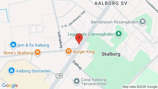 Kontorlokaler til leje i Aalborg SV - Foto fra Google Street View